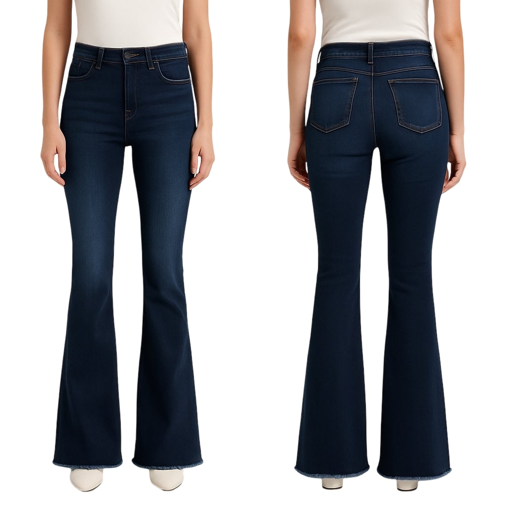 Flying Monkey Dark Blue Flare Jeans